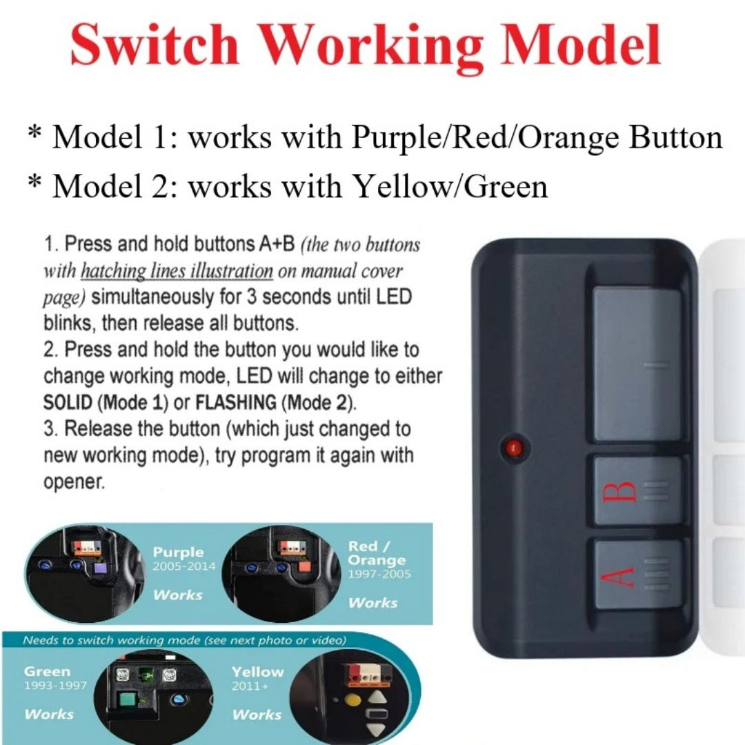 Premium 5 PCS Garage Door Remote Control for Liftmaster/Chamberlain/Craftsman 893LM 893Max - Smooth Operation and Compatibility Assurance