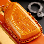 Cadillac Leder-Schlüsselhülle – Premium-Schutzhülle für alle Modelle