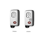 Toyota Camry Highlander Crown Leather Car Key Cover 3,4 Button