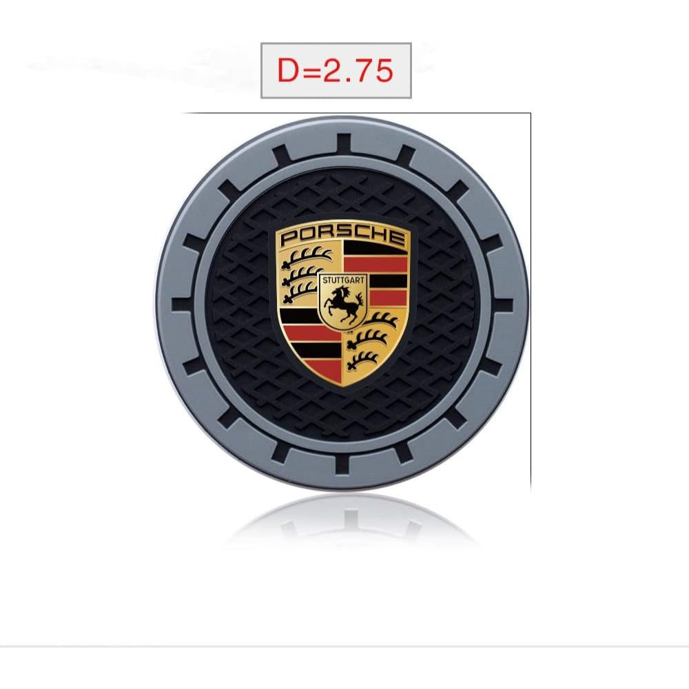 Carsine Porsche Silicone Car Cup Holder Coaster Porsche