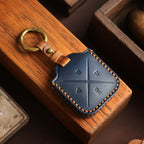 Étui de clé de voiture en cuir Buick E5 E4 à 4 boutons