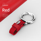 Porte-clés en cuir de vachette pleine fleur et alliage de zinc