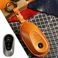 Carsine Luxury Mercedes-Benz/Maybach Leather Key Cover | Premium Protection for All Models Brown / A