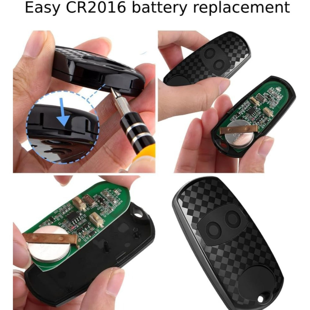 Carsine 3 Pack Came Garage Door Remote Control Key, 433.92MHZ, Universal Gate Fob Remote Compatible with CAM TOP-432EE, TOP-432EV,TOP432-NA 432 EE