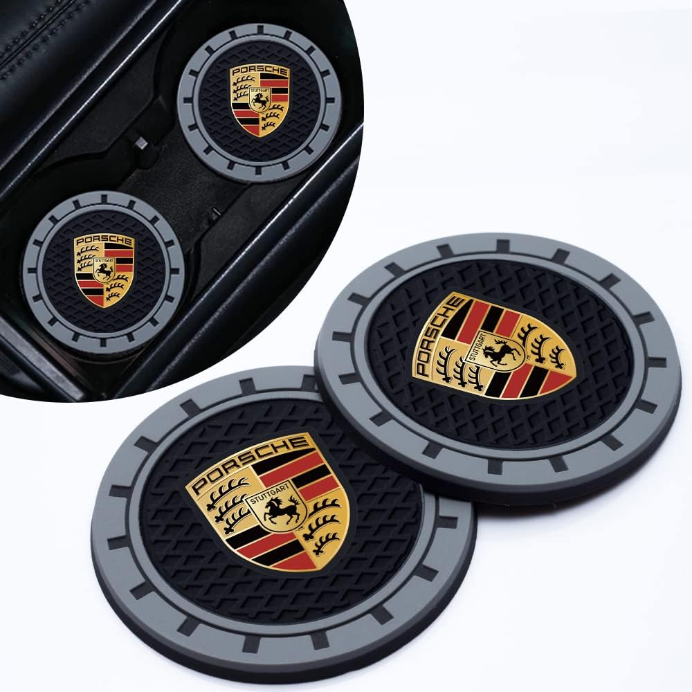 Carsine Porsche Silicone Car Cup Holder Coaster Porsche