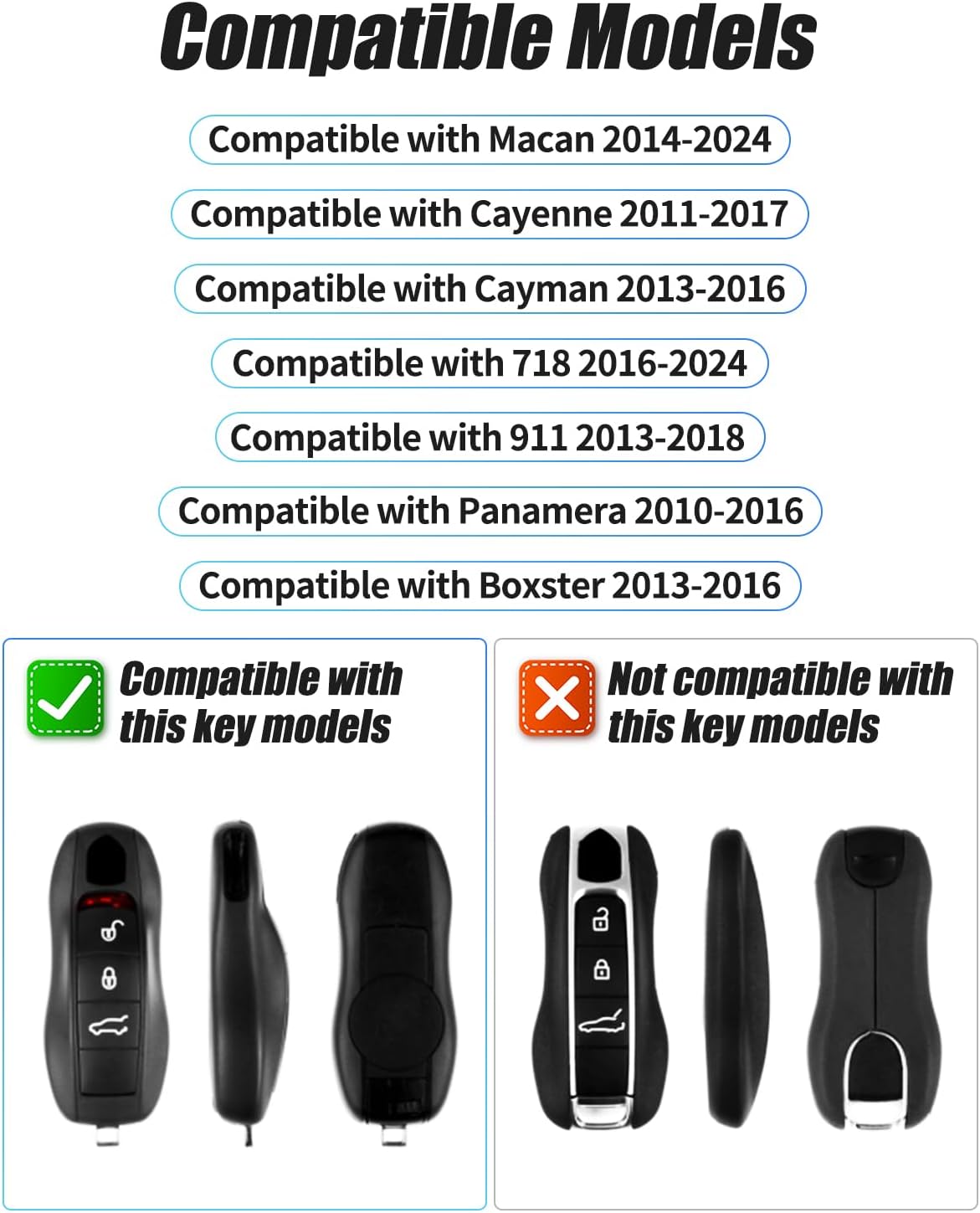 Porsche  Leather Key Fob Cover