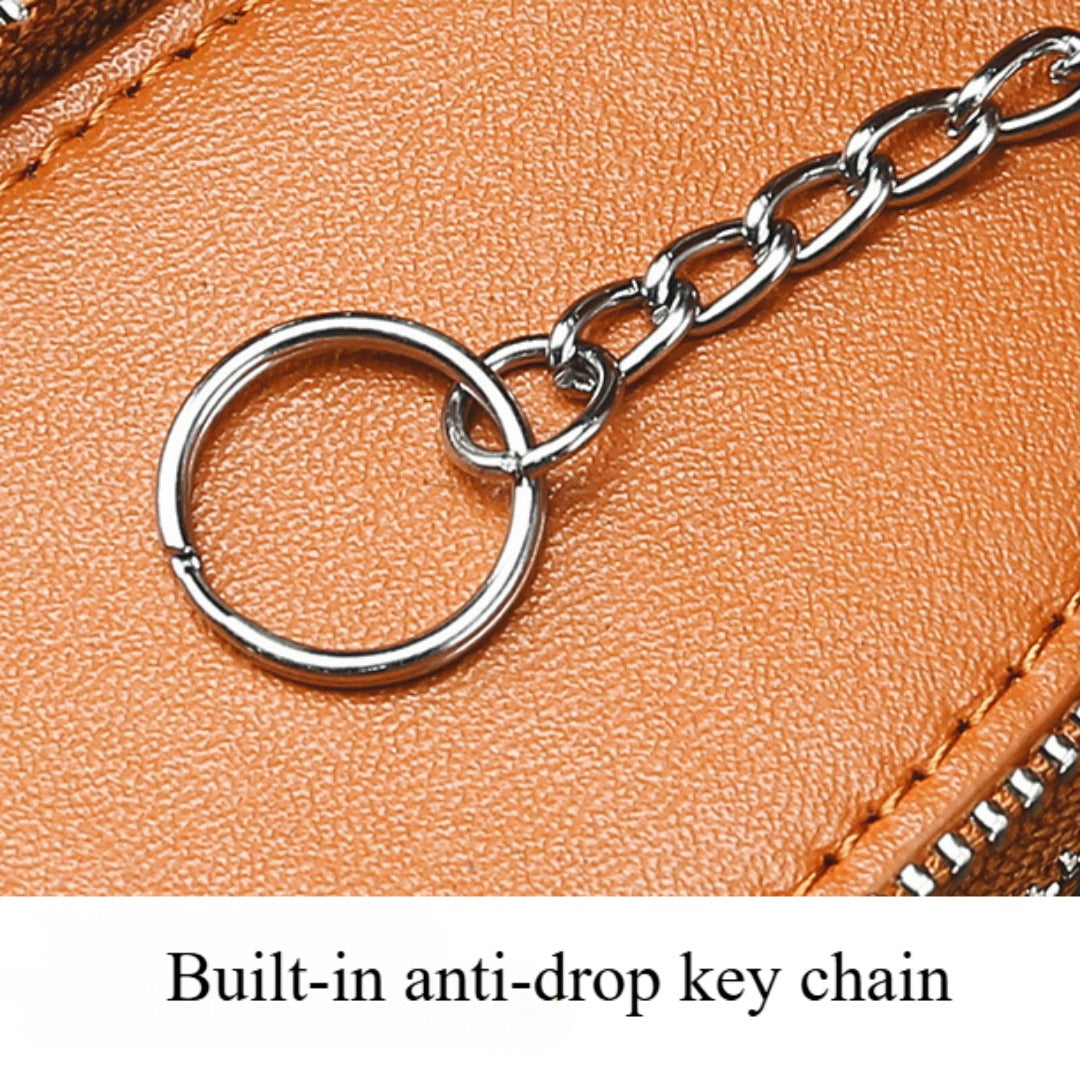 Doppellagige Autoschlüsseltasche aus Leder, passend für alle Modelle