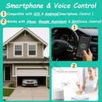 Carsine Replacement Garage Door Opener Remote Compatible with Genie Garage Door Opener ACSCTG Type 1 390MHZ Black / 2 PCS