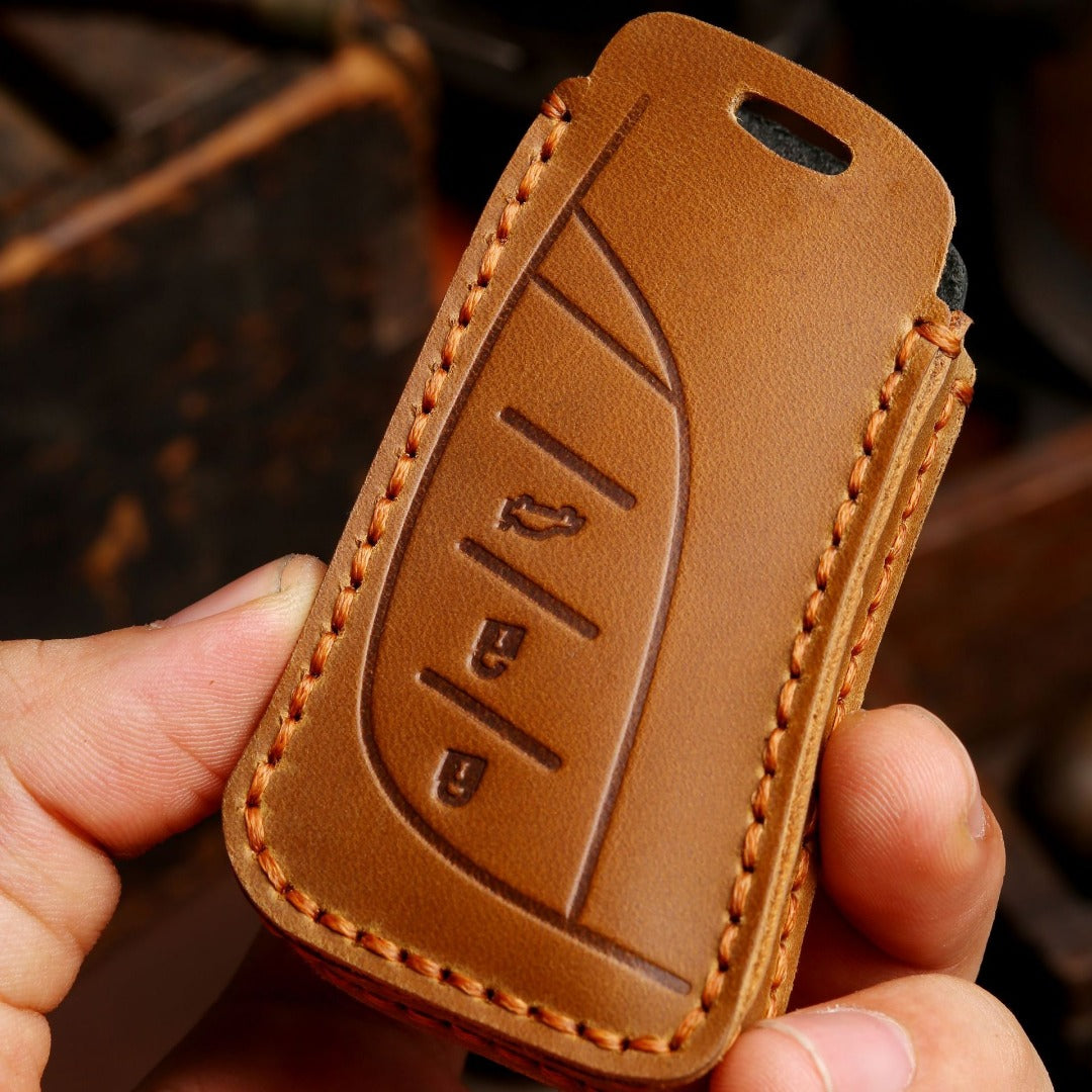 Étui en cuir pour clé de voiture Lexus ES200 RX/ES300 NX200 LM350h LM500 (3, 4, 5 boutons)