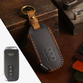 Carsine Kia Leather Car Key Cover Black