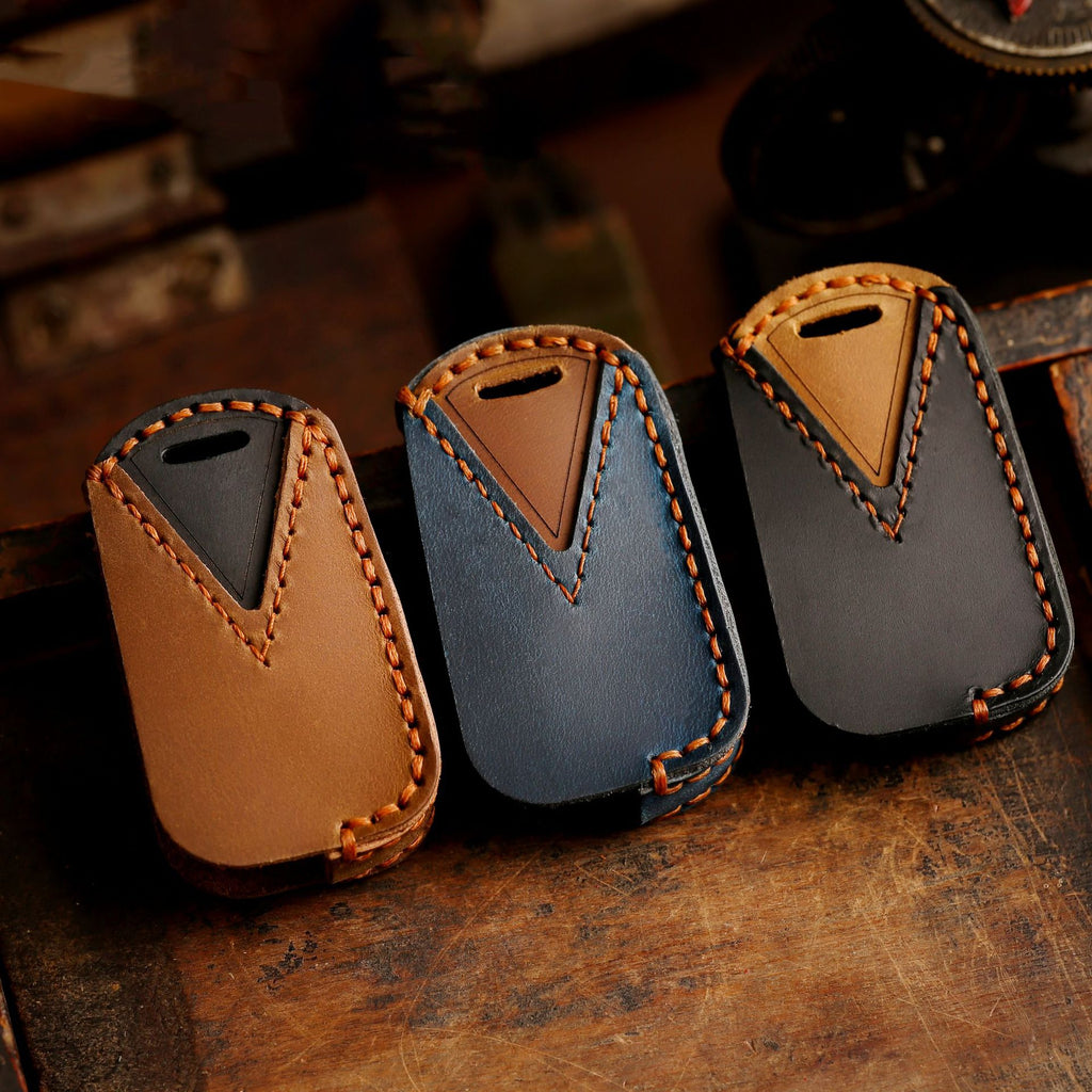 Autoschlüsselhülle aus Leder für Buick und Chevrolet (2, 3, 4, 5 Tasten)