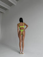 Sexy Dessous-Set mit Polka-Dot-Tanga, 2-teilig