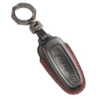 Ford Edge Explorer Lincoln MKT 2017 Navigator Leder-Autoschlüsselhülle mit 5 Tasten