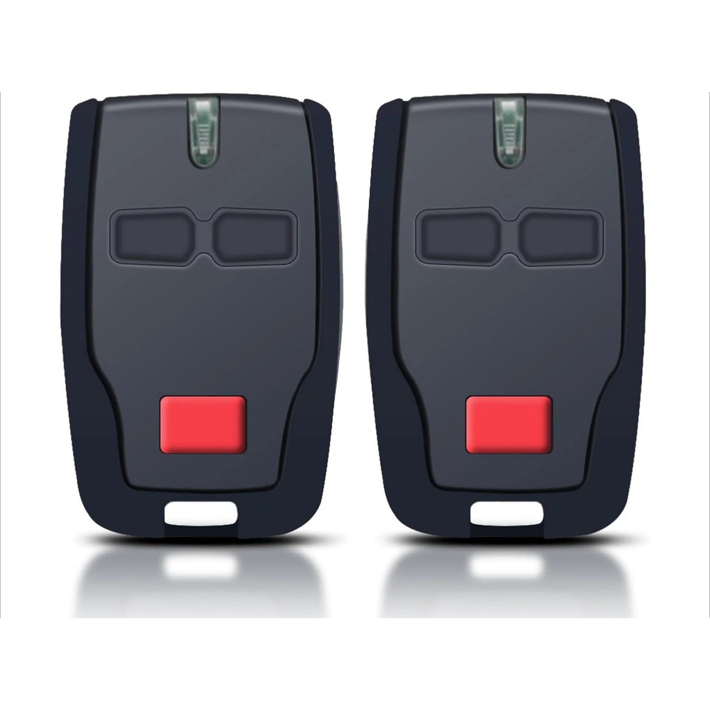 Lot de 3 télécommandes de garage BFT Mitto B2 - Télécommande 2 canaux 433,92 MHz pour portails électriques