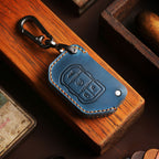 Étui de clé de voiture en cuir Jeep Wrangler 2,4 boutons