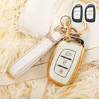 Hyundai Car Key Case Golden Edge