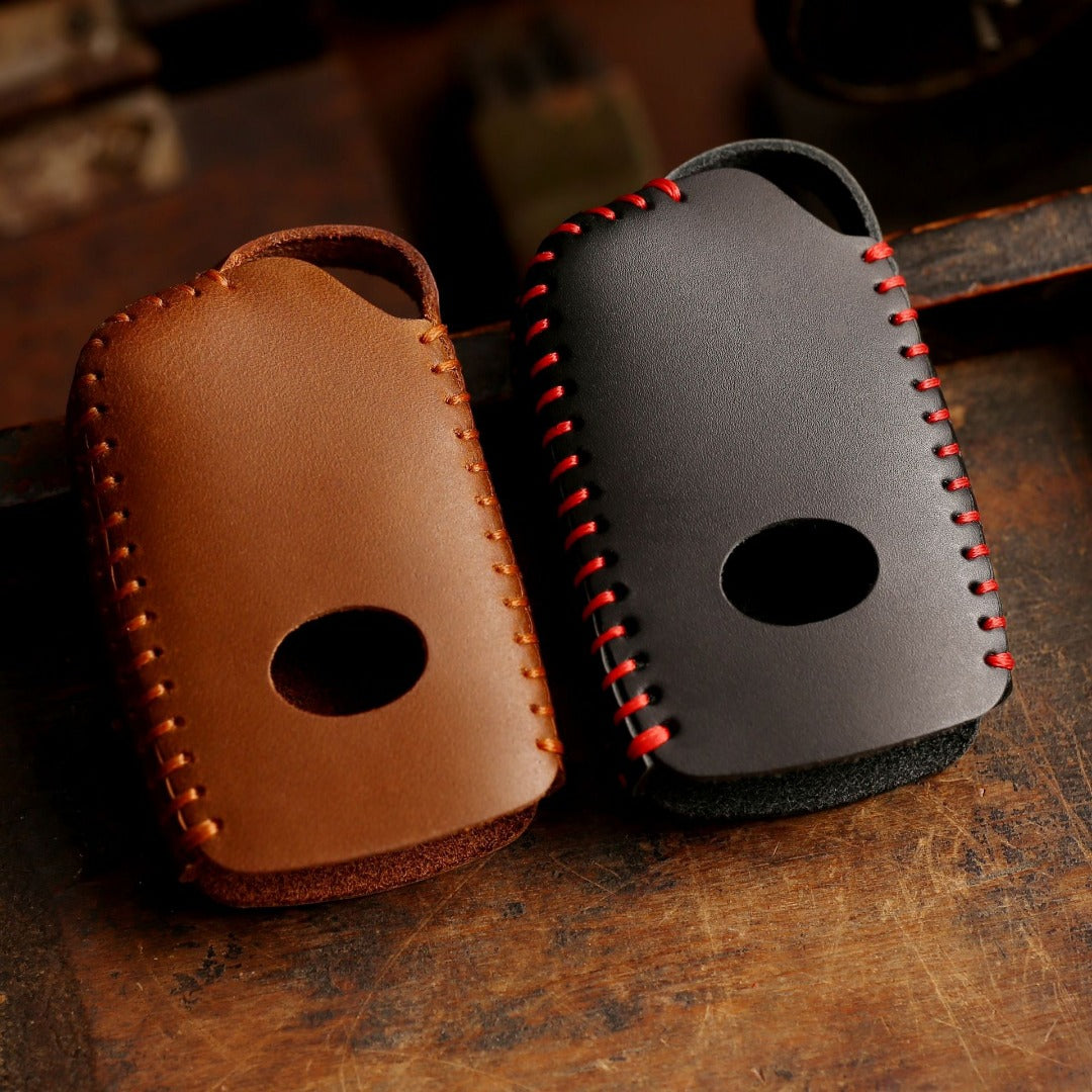 Étui en cuir pour clé de voiture Lexus à 2, 3 ou 4 boutons