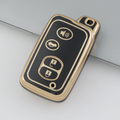 Carsine Toyota Scion Car Key Case Golden Edge Black / Key case