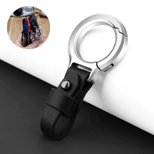 Schlüsselanhänger aus Rindsleder (Oberseite)