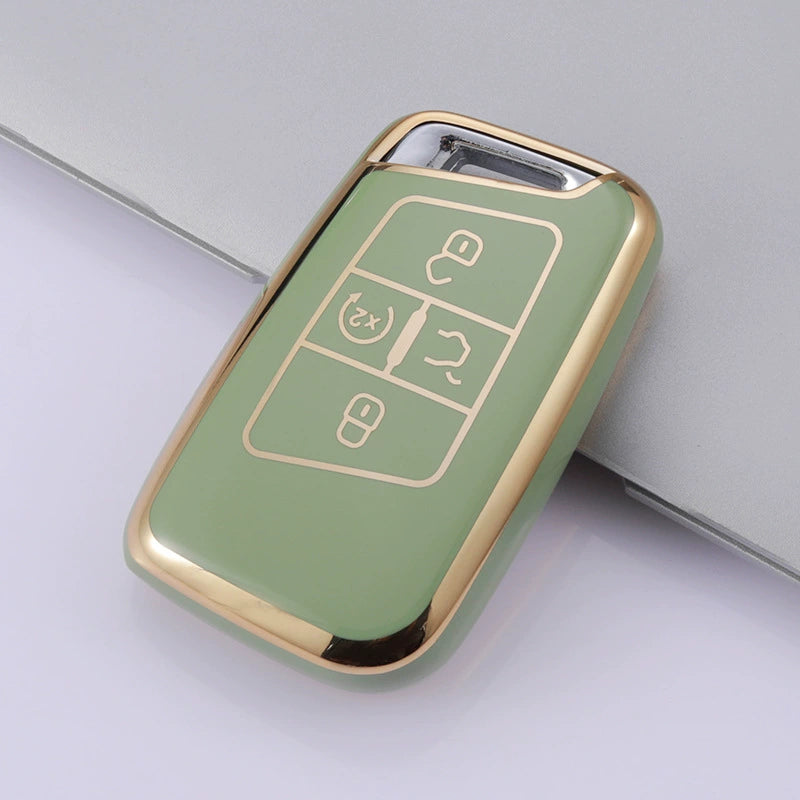 Carsine Volkswagen Car Key Case Golden Edge Green / Key case