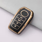 Carsine Toyota Car Key Case Golden Edge Black / Key case